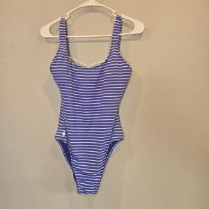 Polo Ralph Lauren Swimsuit One Piece Womens Purple Stripe